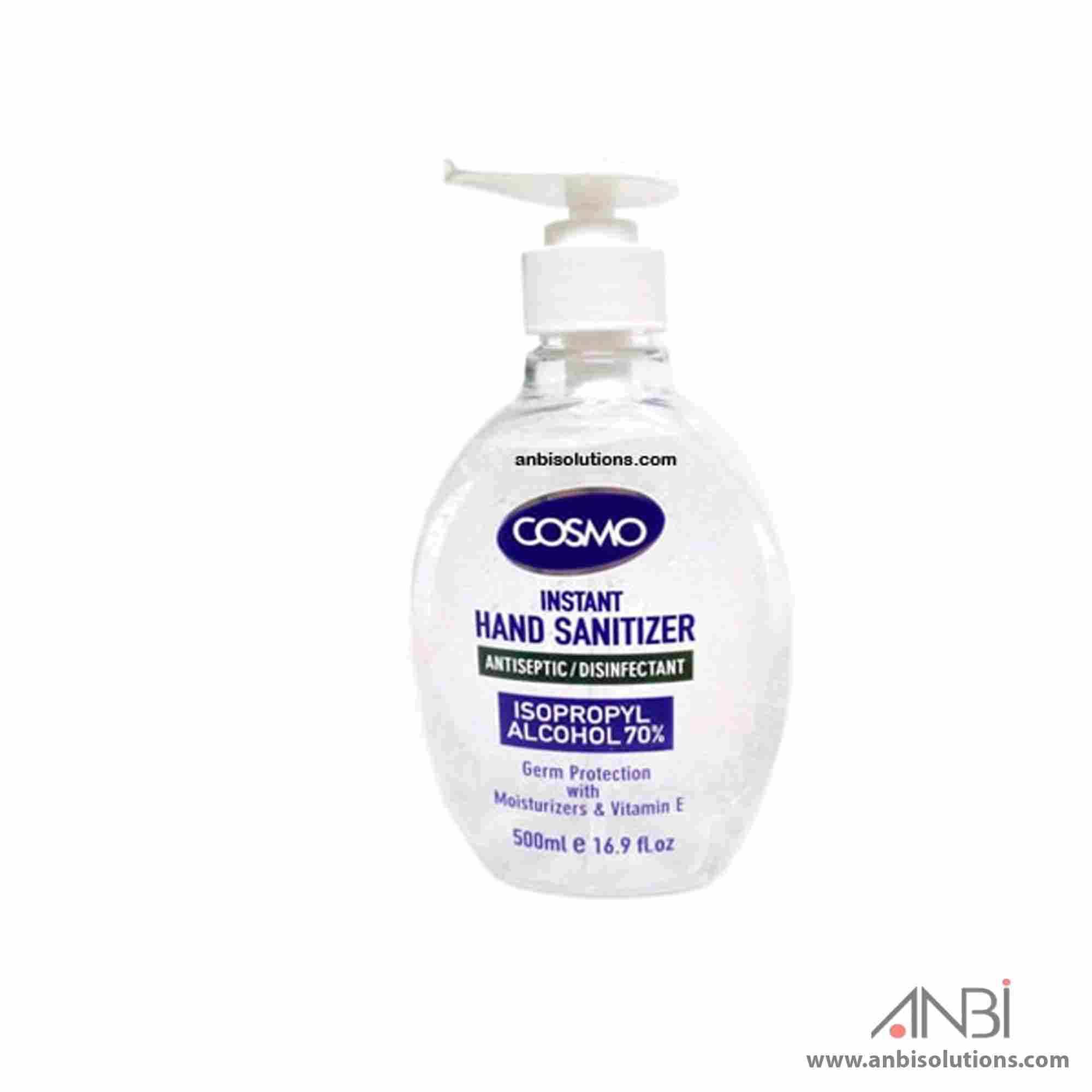 COSMO Instant Hand Sanitizer Disinfectant Gel 500ml