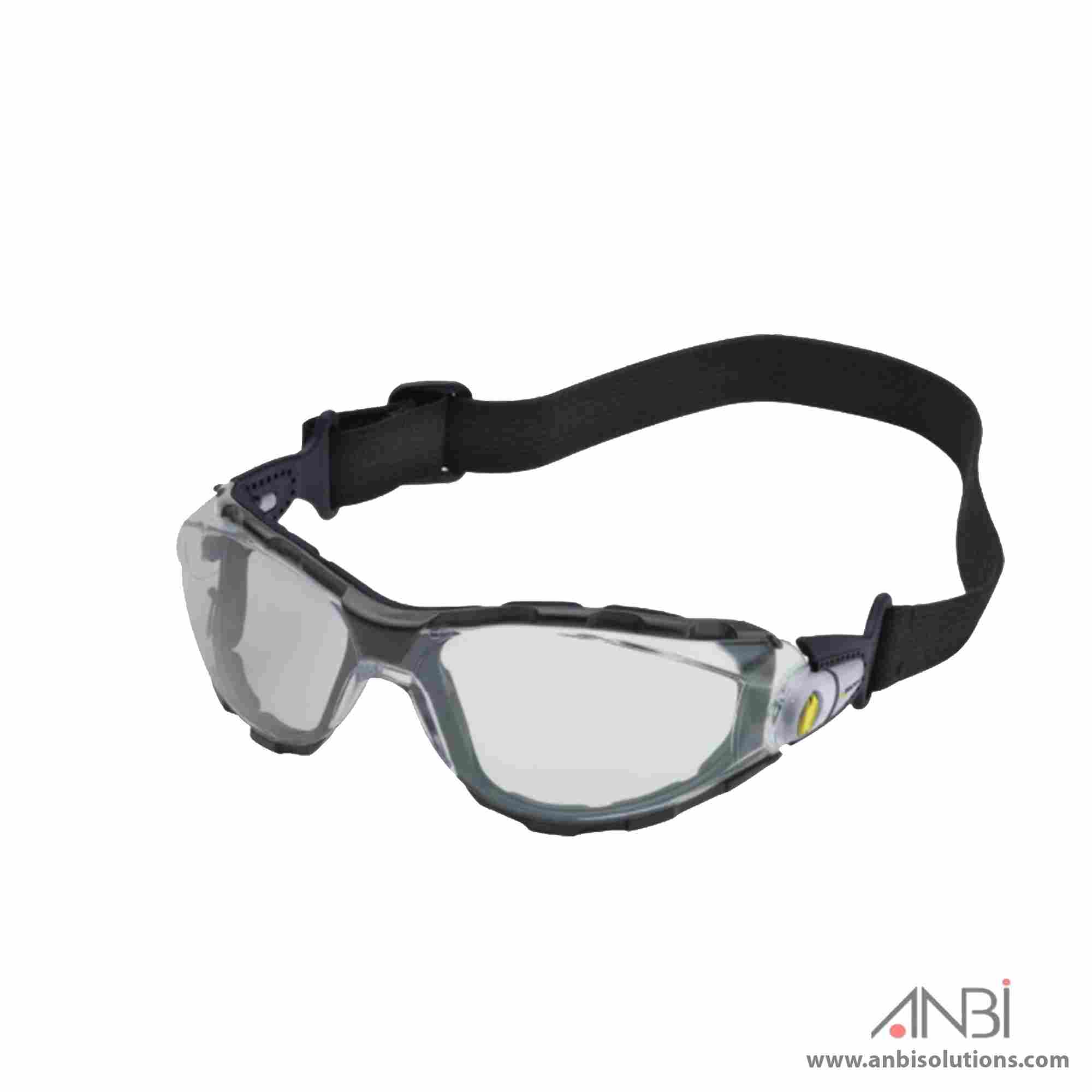 DELTA PLUS Pacaya Clear Safety Glasses With Strap PACAYSTIN