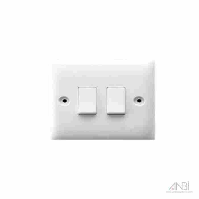 2GANG 1WAY Plate Switch