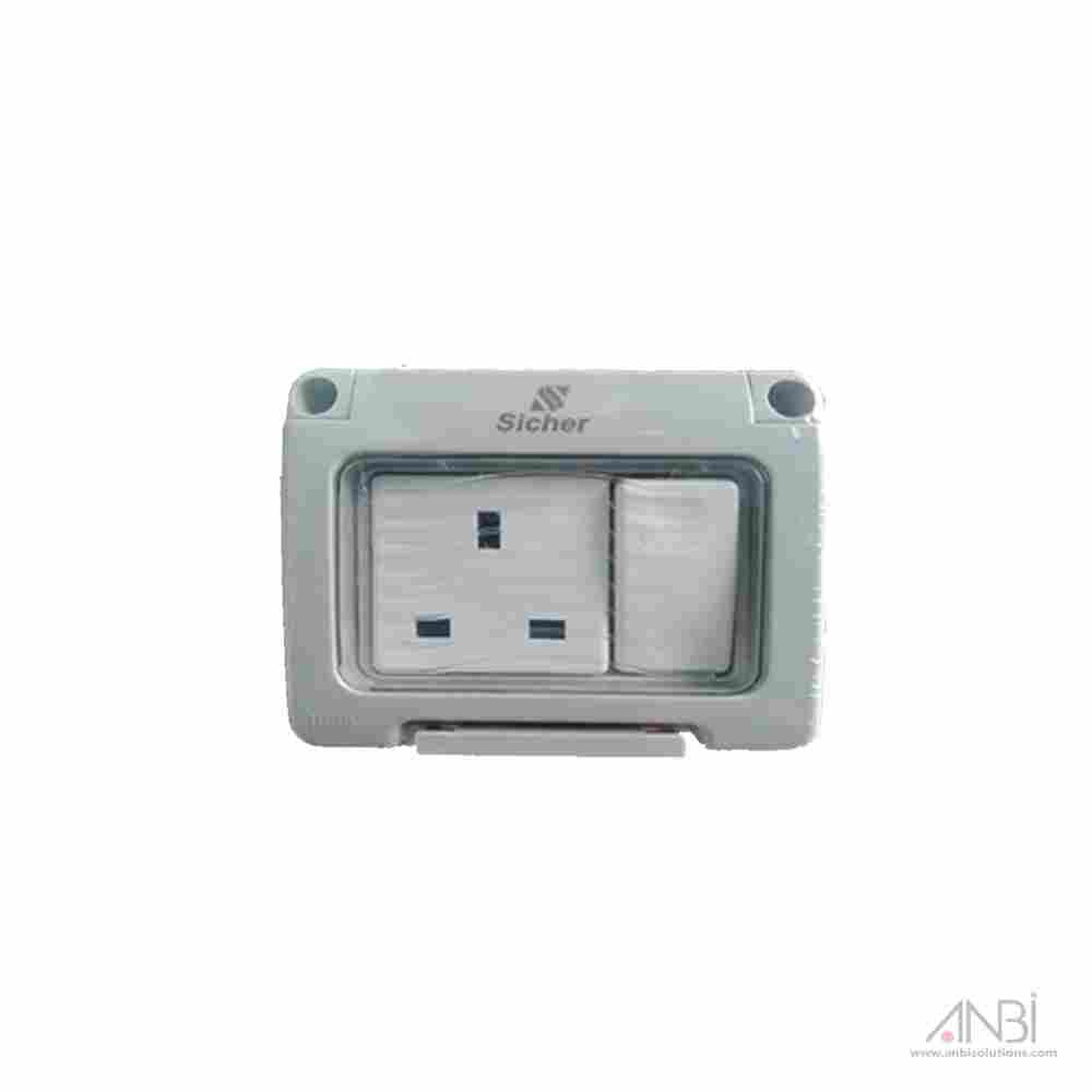 13AMP Single Waterproof Switch Socket