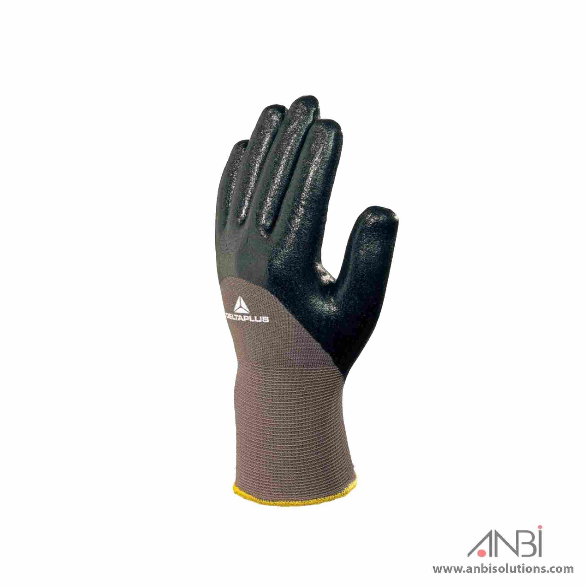 DELTA PLUS Polyamide Nitrile Coat Knitted Glove VE713