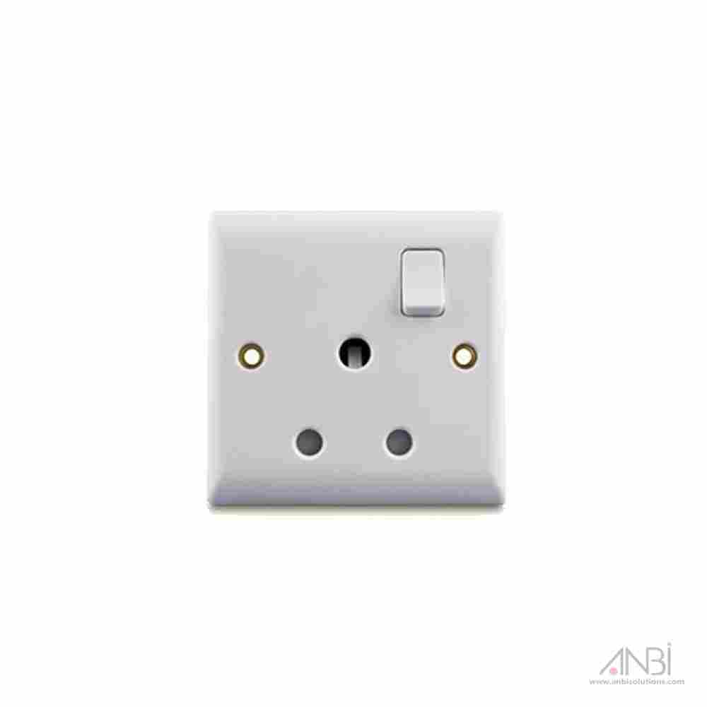 15AMP Switch With Socket Single