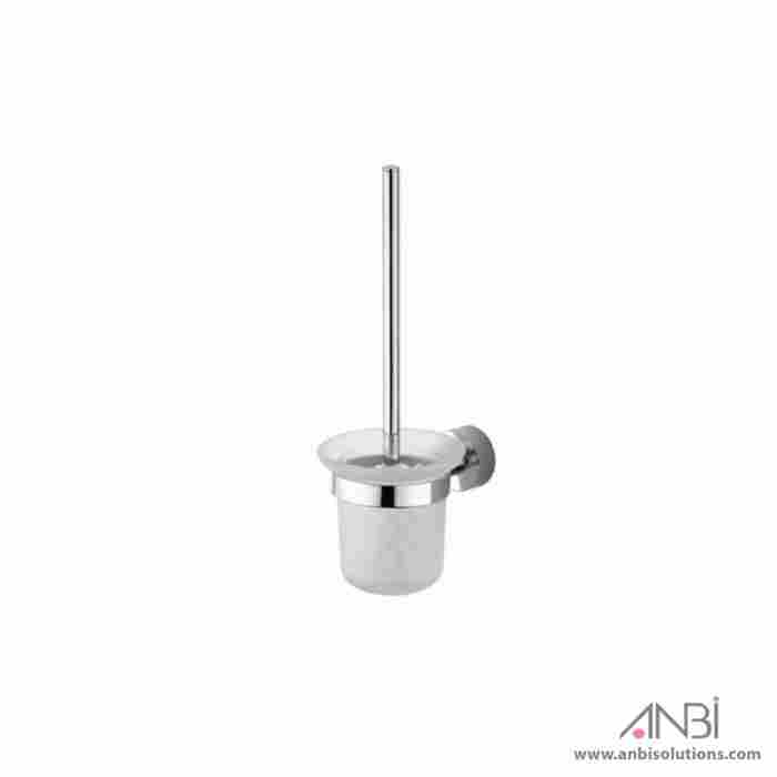 ANBI Toilet Brush Holder Glass Wall Mounted Italy 8129