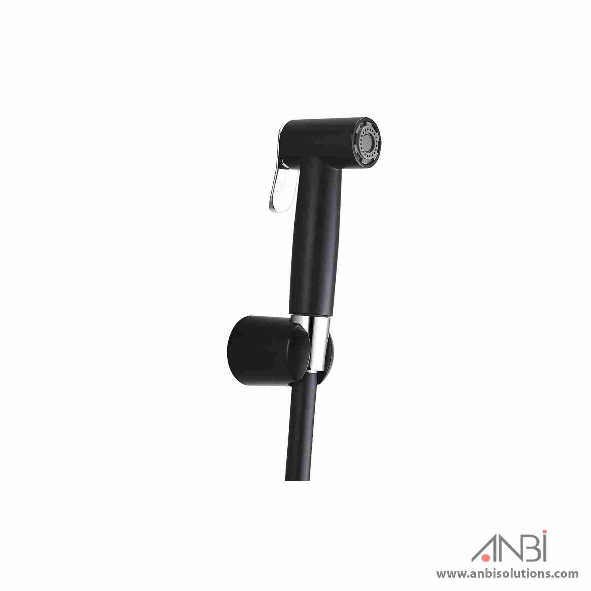 KLUDI RAK Abs Shattaf With Hose And Holder (Black)