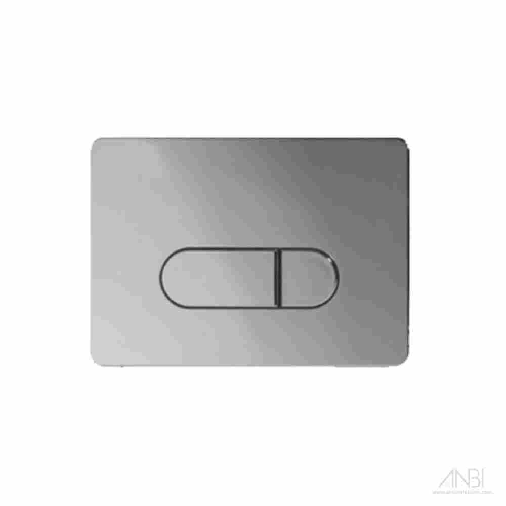 SEINA Dual Flush Wall Plate Matt Chrome