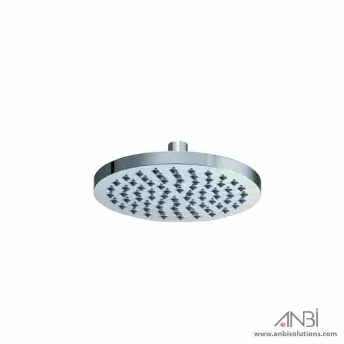 ANBI ABS Shower Head Round 8 Inch 1 Function ABSH-1202 CPGR