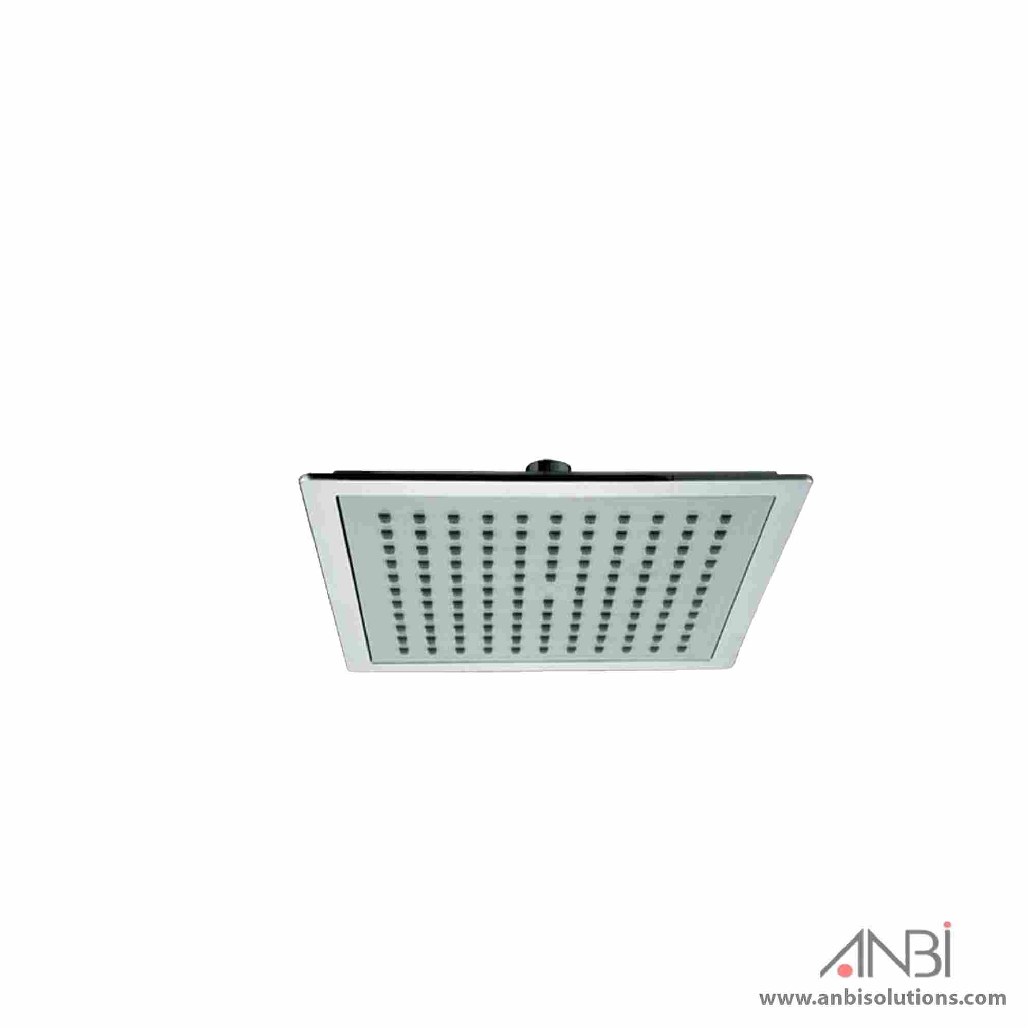 ANBI ABS Shower Head Square 9 Inch 1 Function ABSH-1211-CPGR