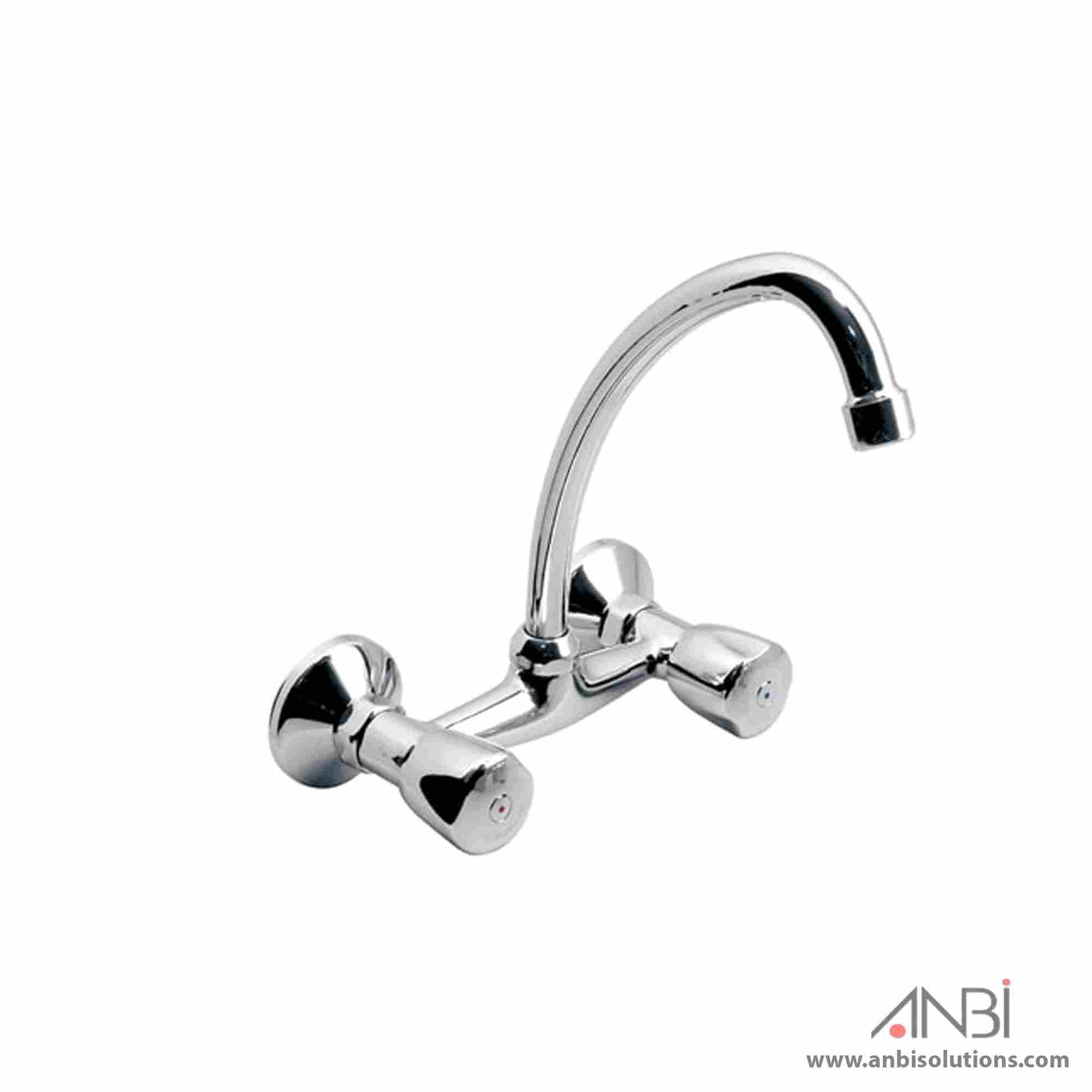 ANBI Sink Mixer Gooseneck Swivel Spout ABB 254LCP