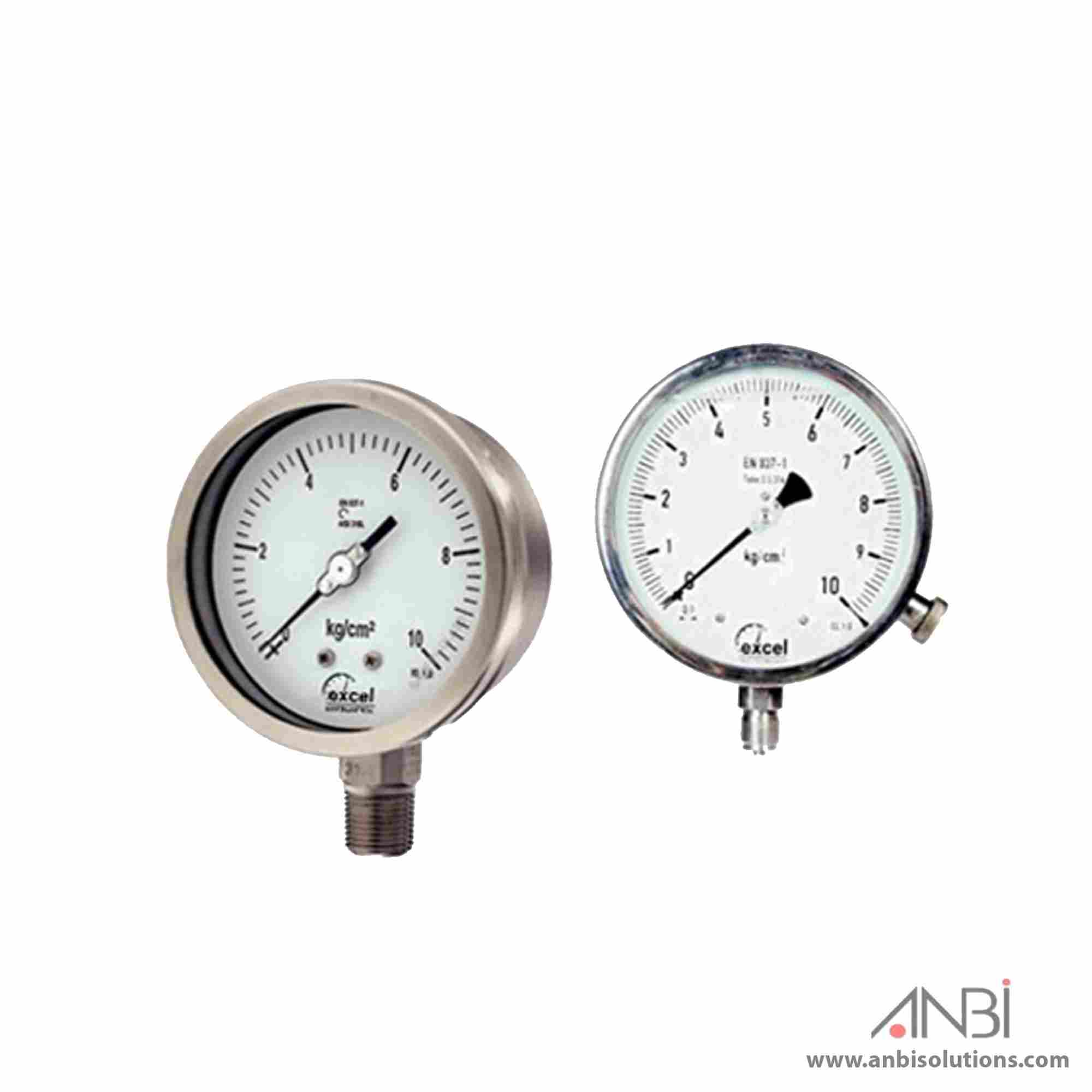 EXCEL Bourdon Type Pressure Gauge WP4