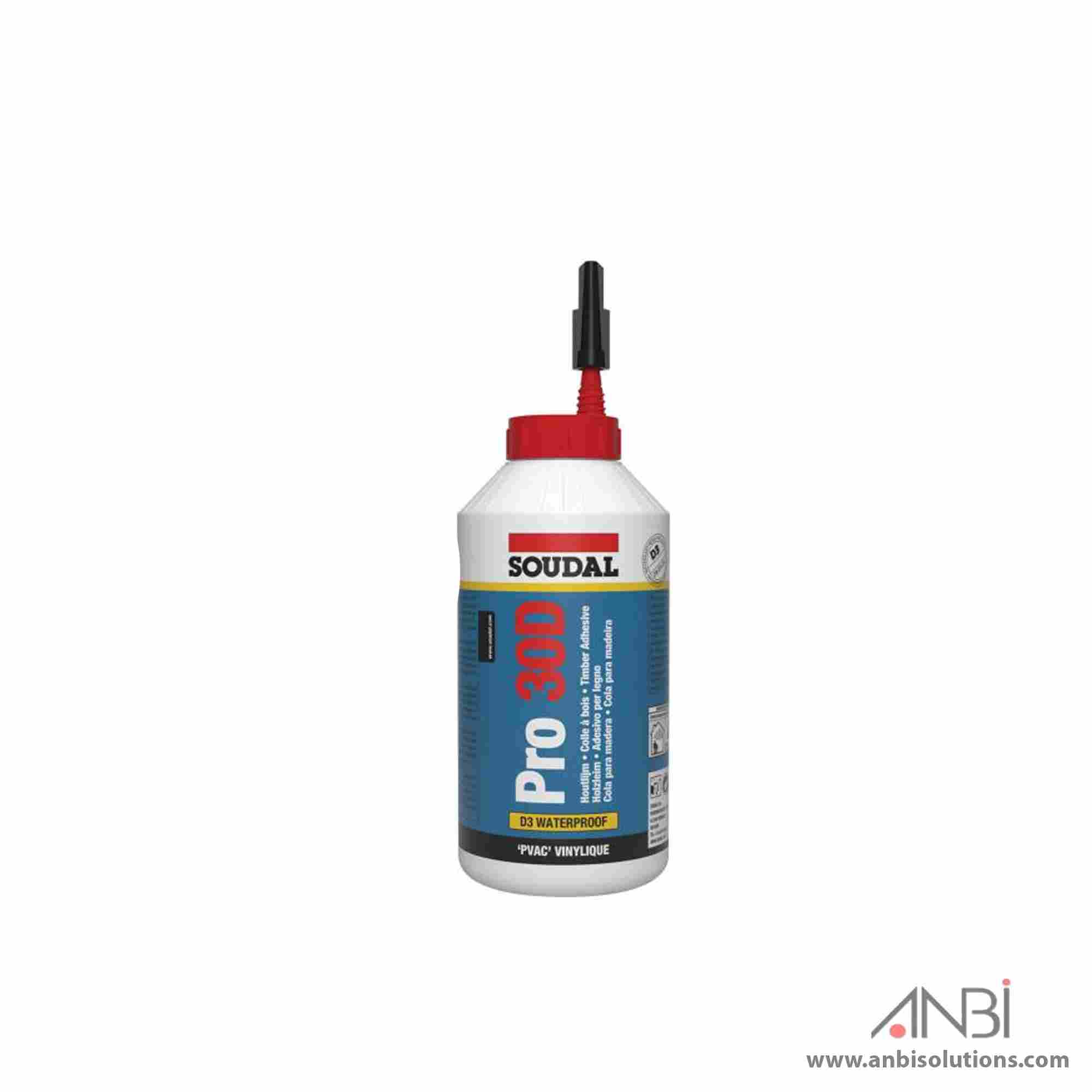 SOUDAL PRO 30D Water Wood Adhesive (Box of 6)