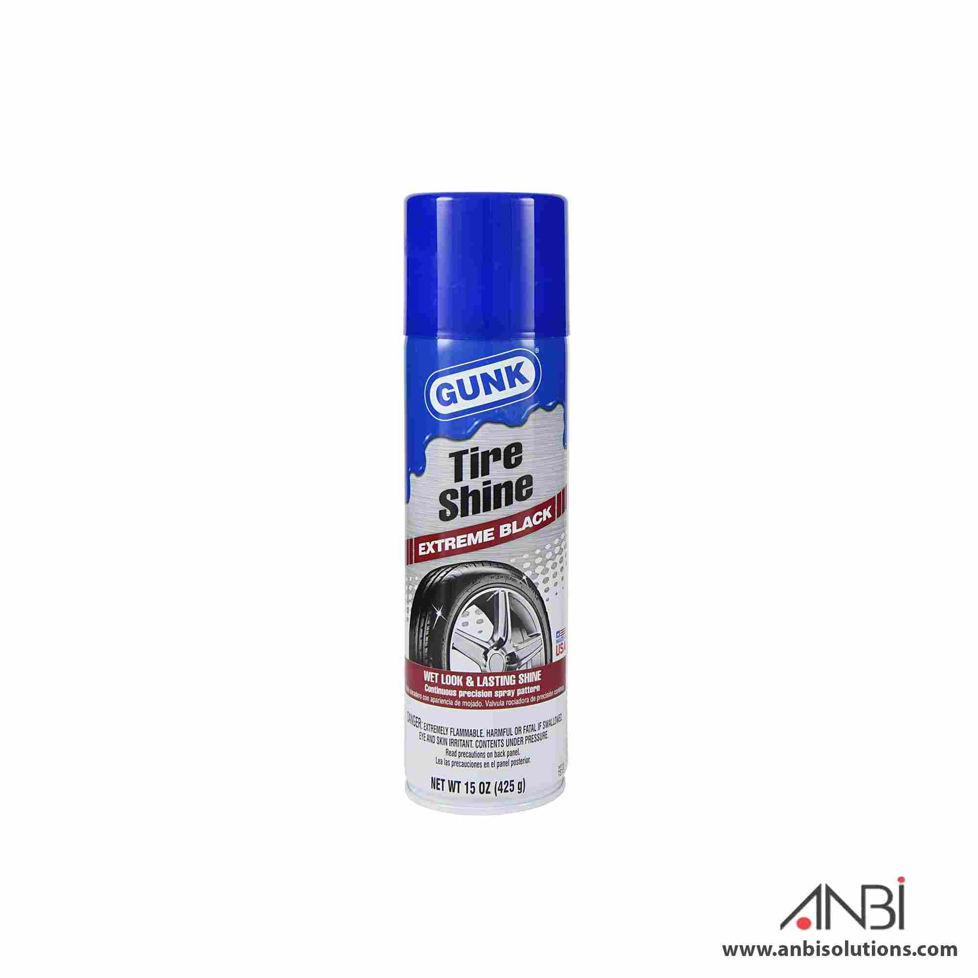 GUNK Tire Shine Extreme Black 15oz TS15