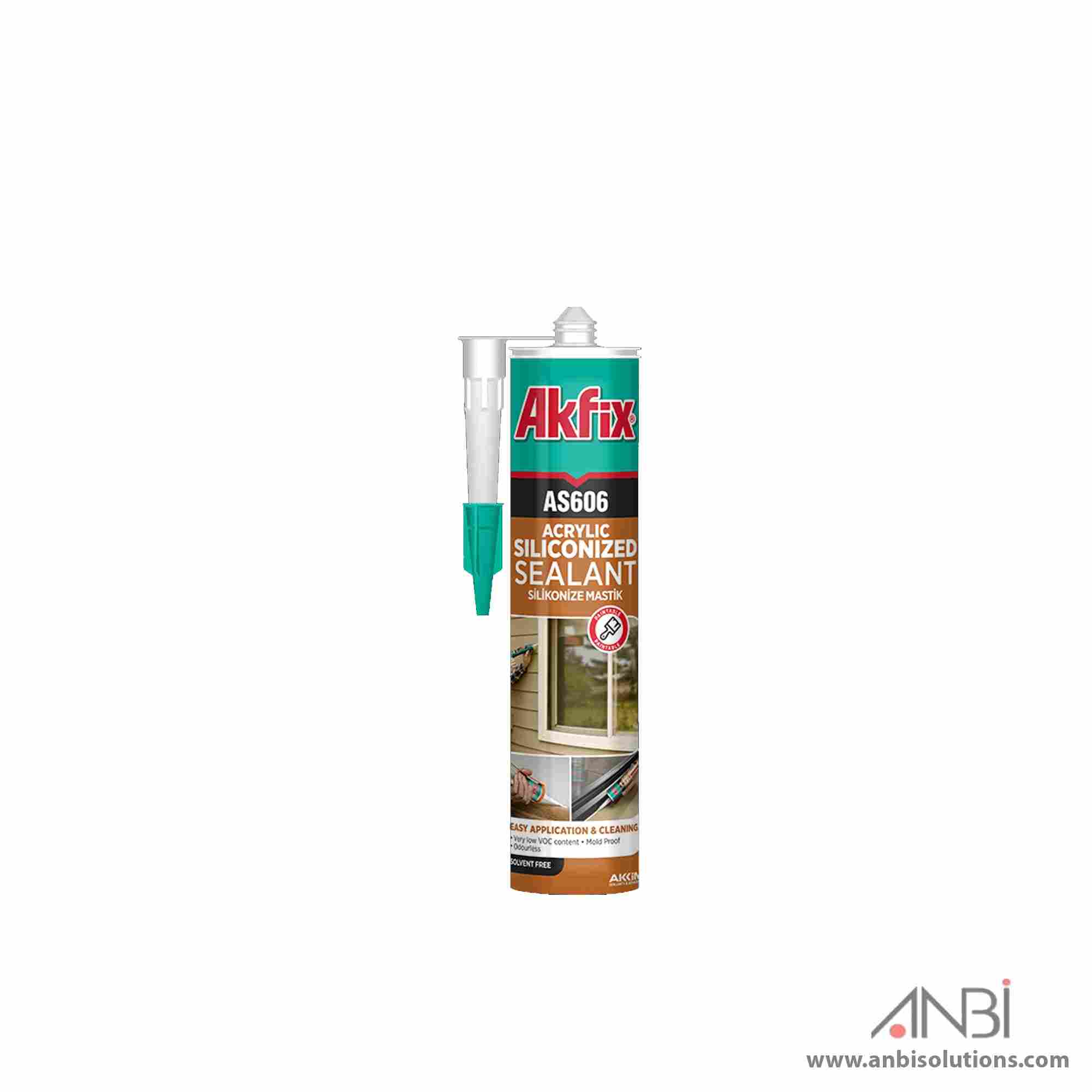 AKFIX AS606 Siliconized Sealant 24x310ml