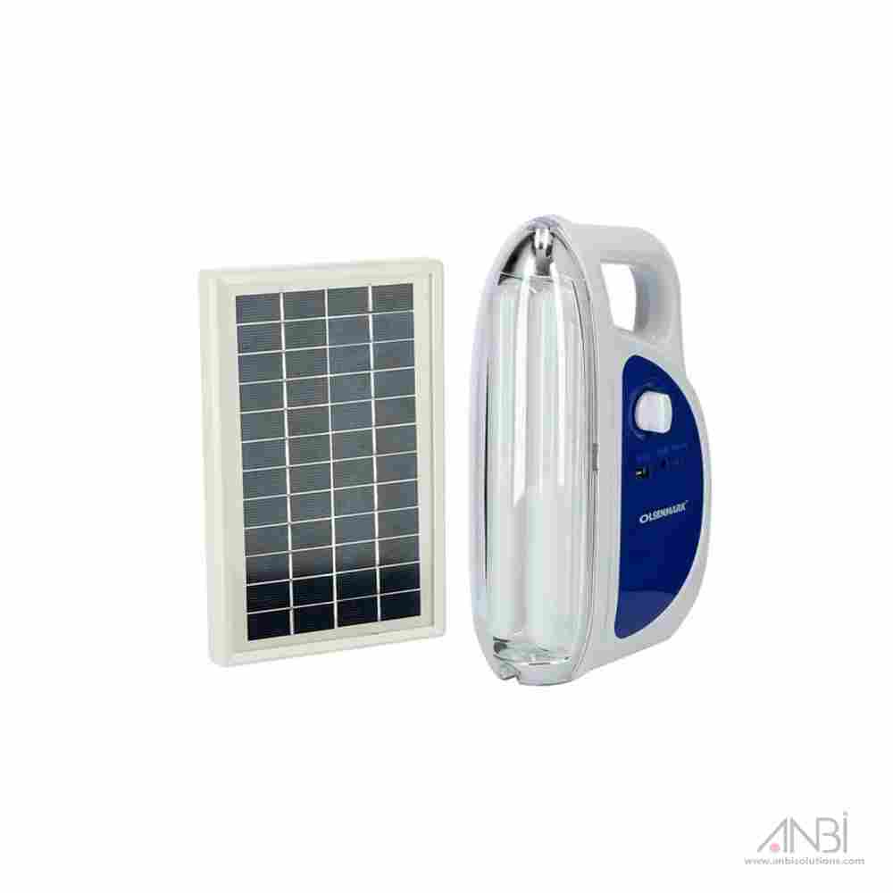 OLSENMARK Rechargeable Led Emergency Lantern With Solar Panel OME2770