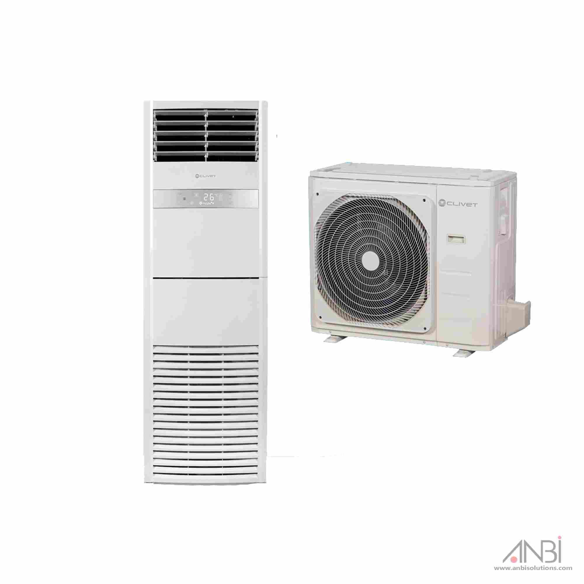 CLIVET 3.0Ton Floor Standing AC Rotary R410A 2Star CFTGA-36CRN1-QC21W