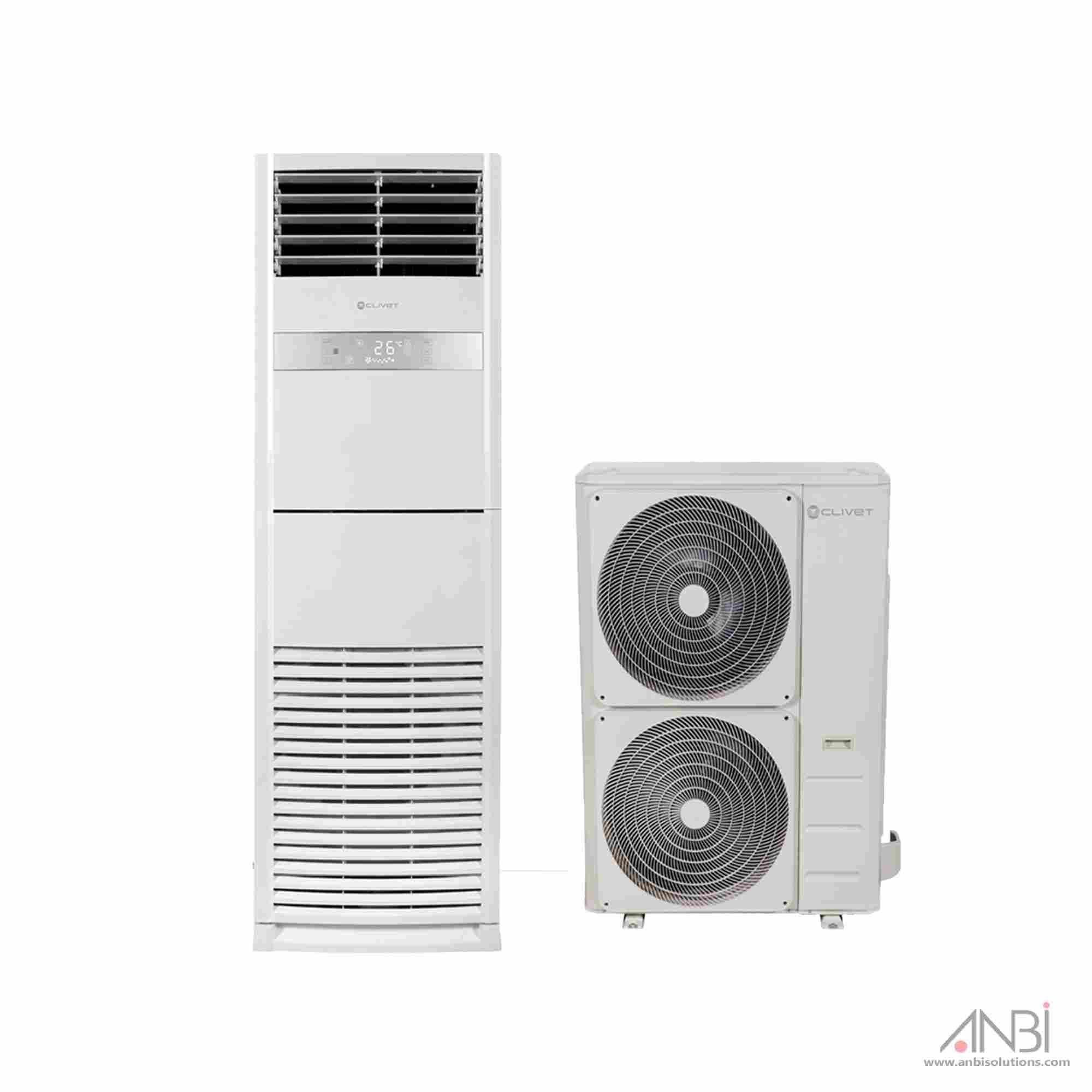 CLIVET 5.0Ton Floor Standing AC Scroll R410A 1Star CFT4GA-55CRN1-RC5W