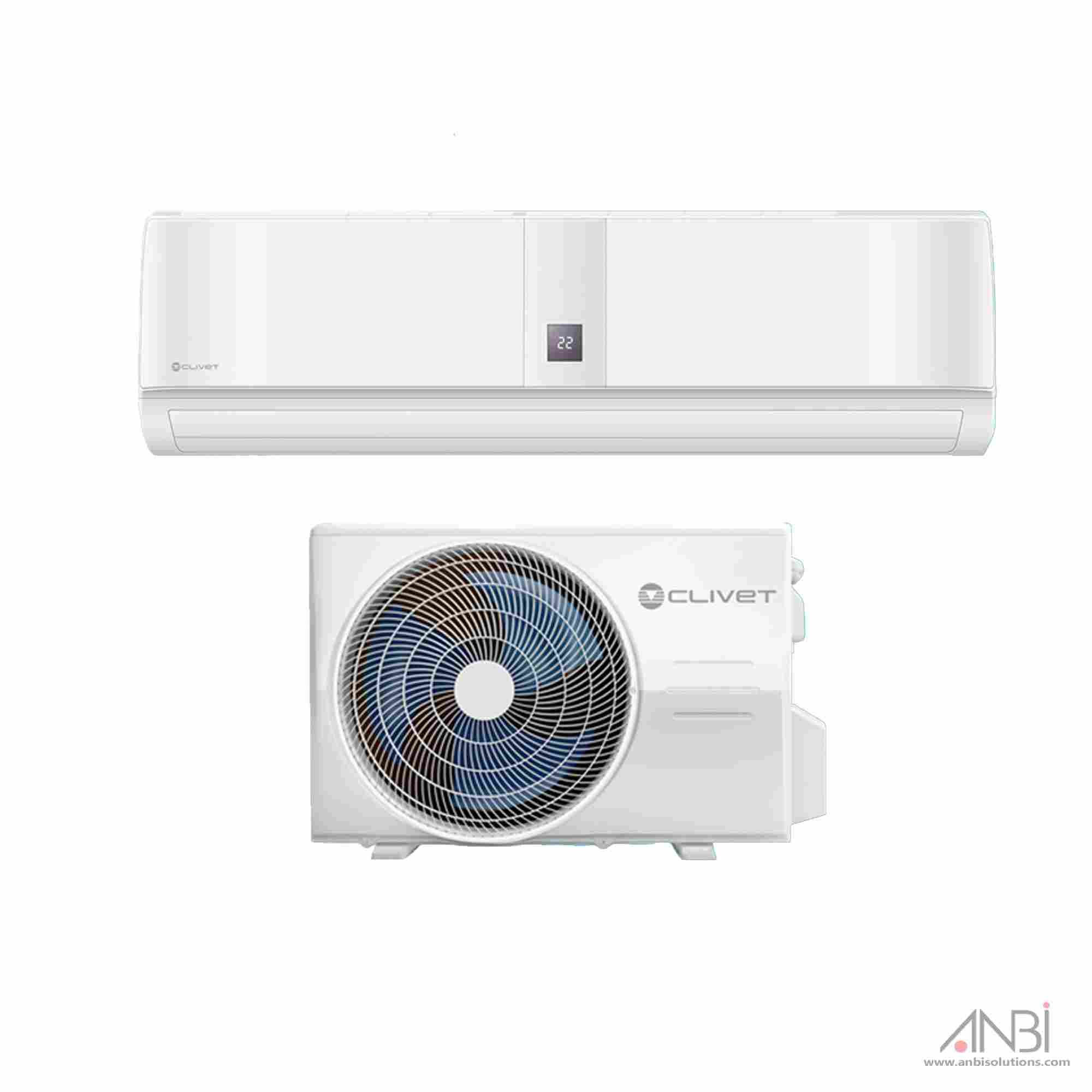 CLIVET 2.5Ton Split AC Rotary R410A Smart WIFI Self Clean CSTAG-30CRN1