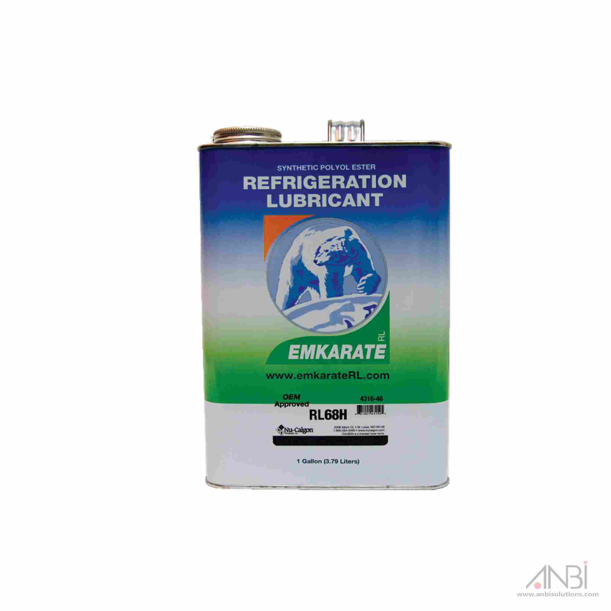 EMKARATE Refrigeration Lubricant 1GAL RL68H USA