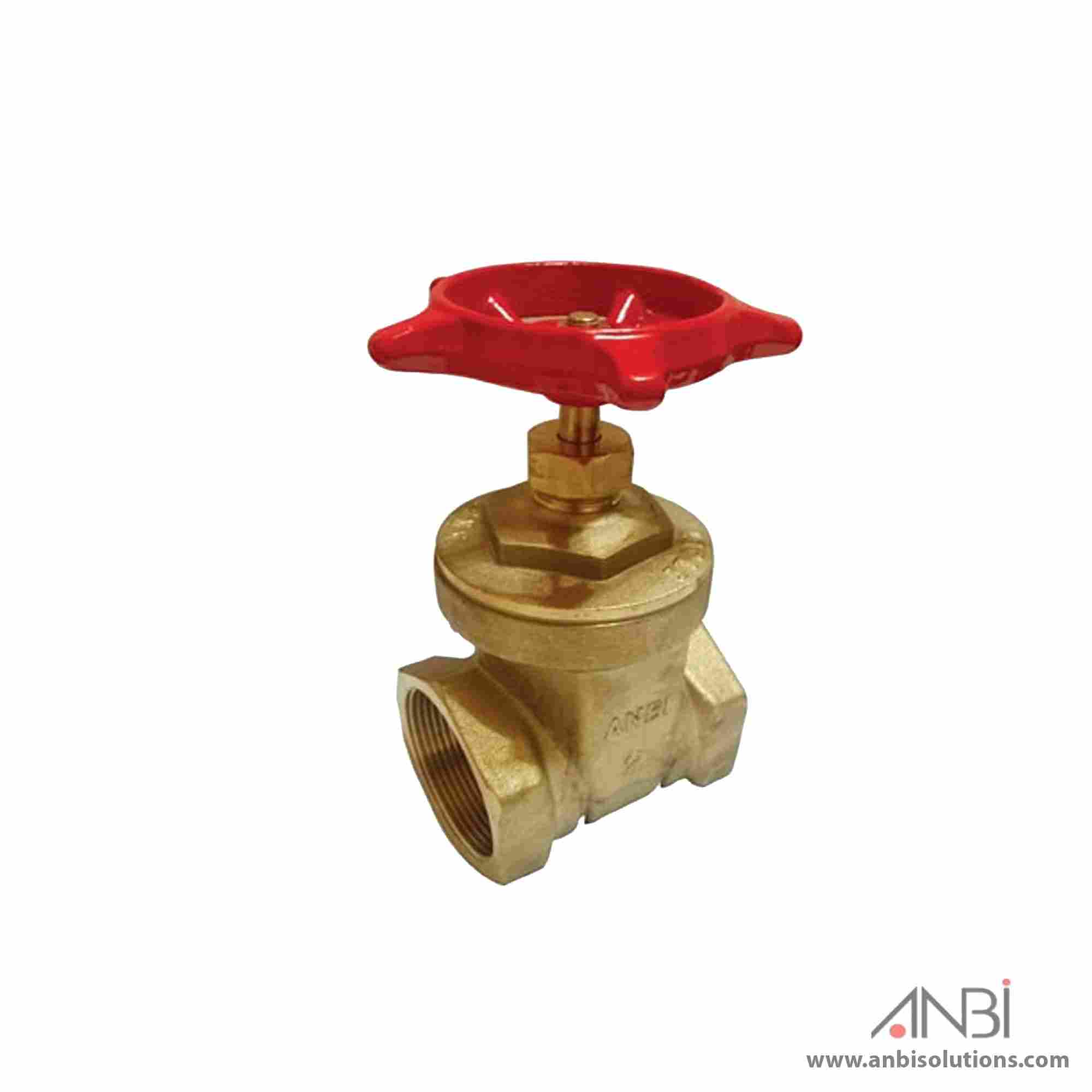 ANBI Italy Gate Valve Brass PN20 FxF BS5154