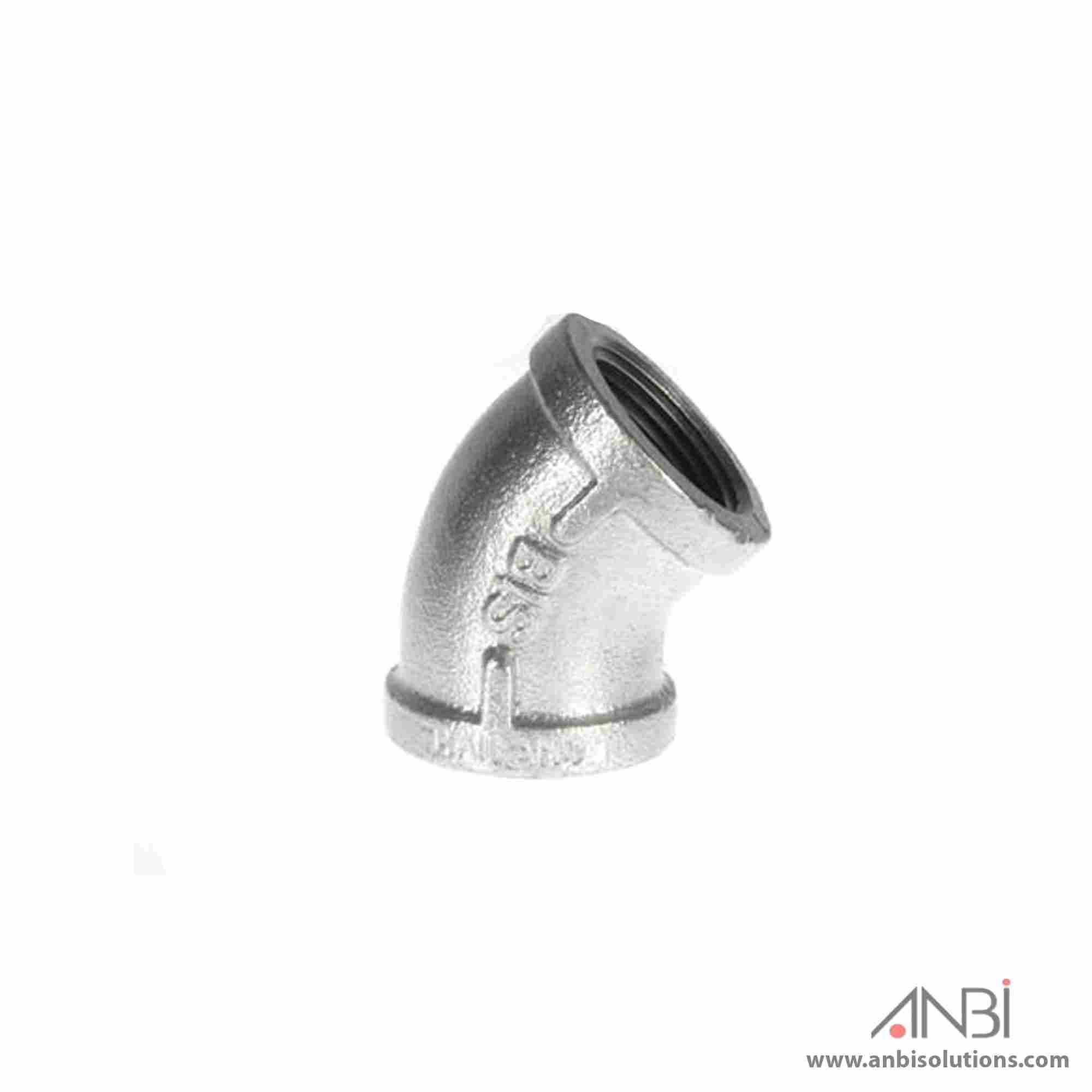 BIS Elbow 45Deg GI 120
