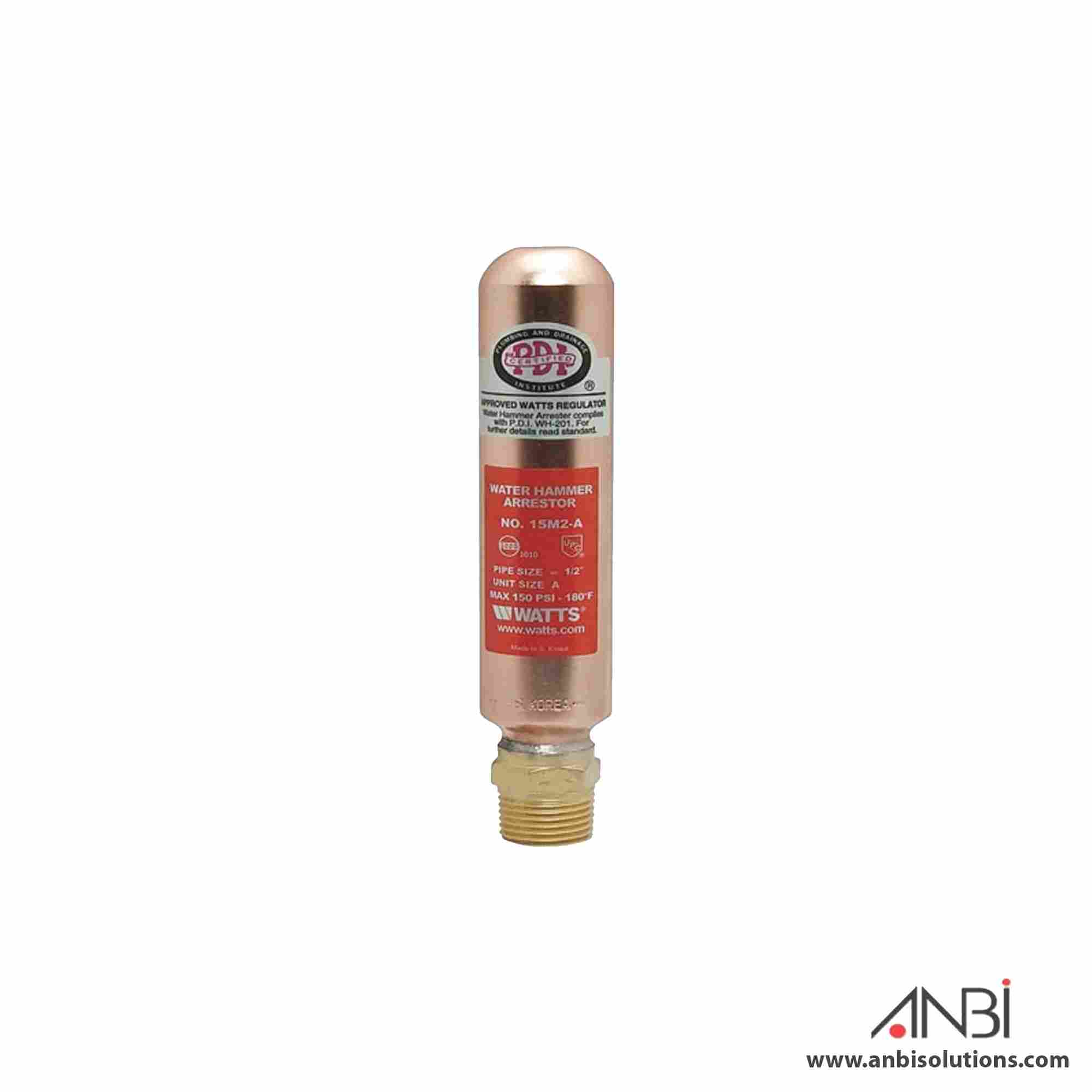 WATTS Water Hammer Arrestor NPT Threaded 15M2A
