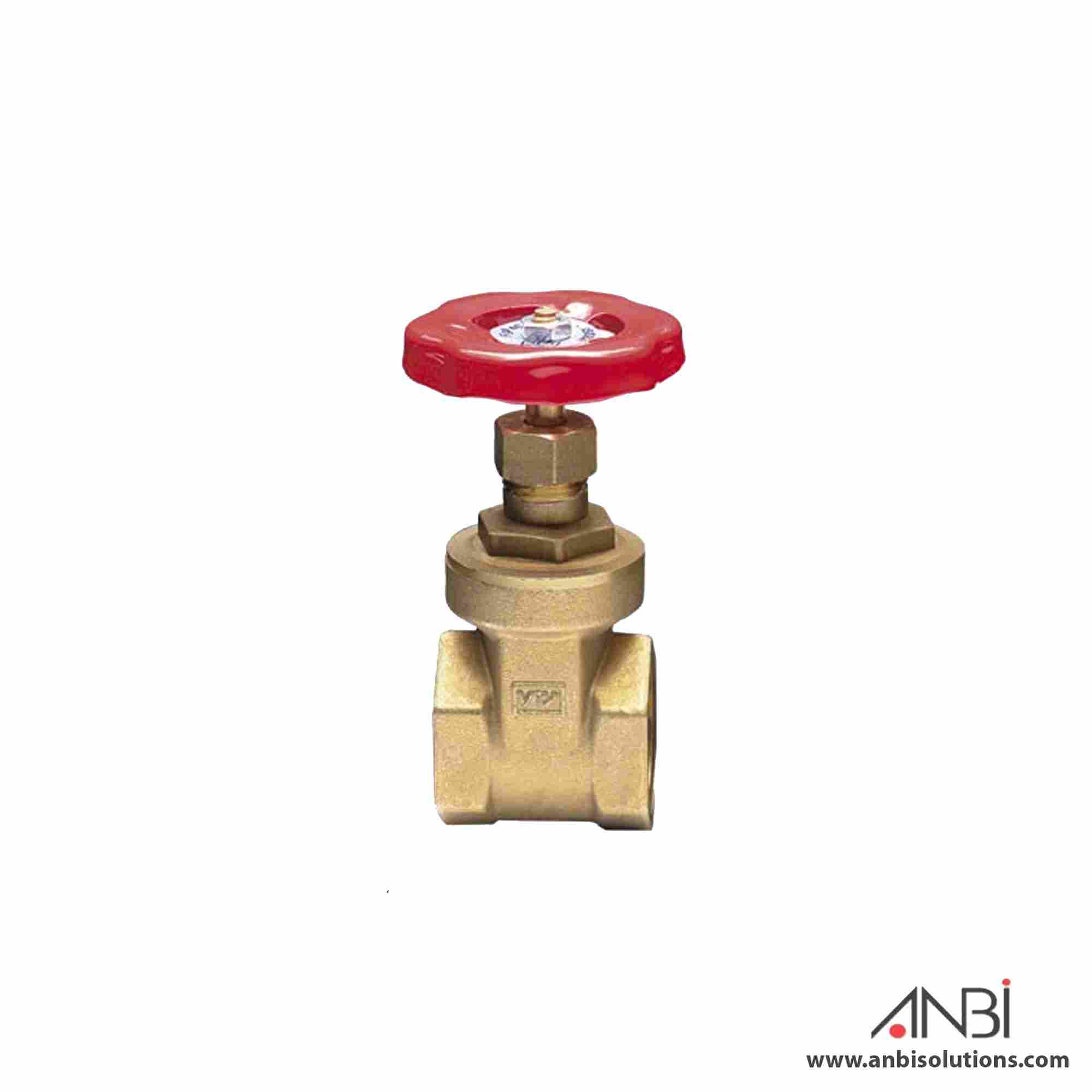 VIR Brass Gate Valve Non-Rising Stem Threaded PN16 40