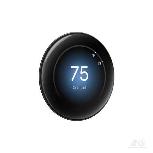 GOOGLE NEST Learning Thermostat Obsidian 4th Gen 2024 with Nest Temperature Sensor