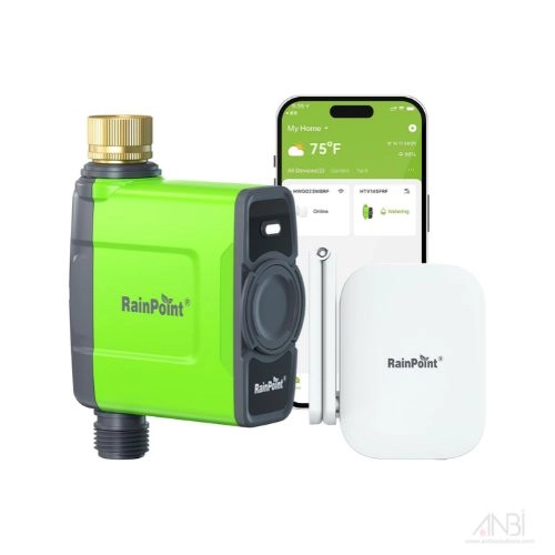 RAINPOINT 1-Zone Smart Water Timer with Hub HTV145FRF+HWG023WBRF