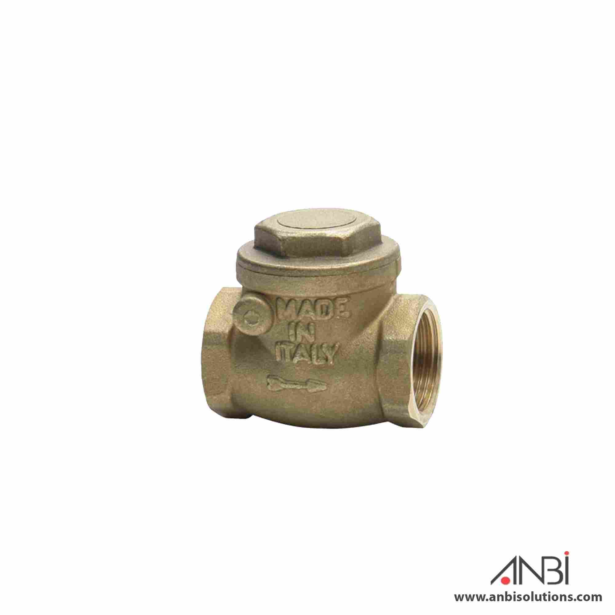 VIR Brass Swing Check Valve Threaded Ends 830