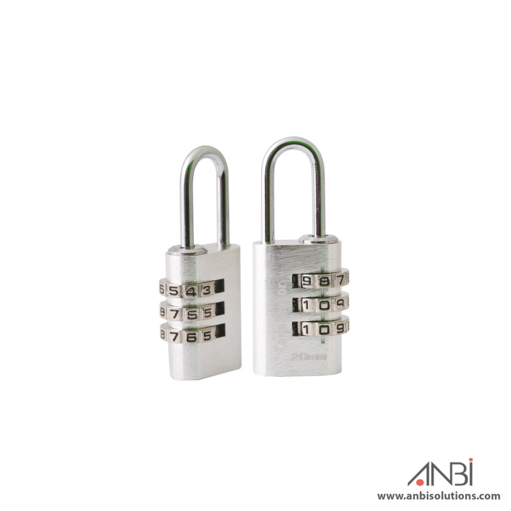 Terminator combination pad lock with sealed blister packing (20mm)