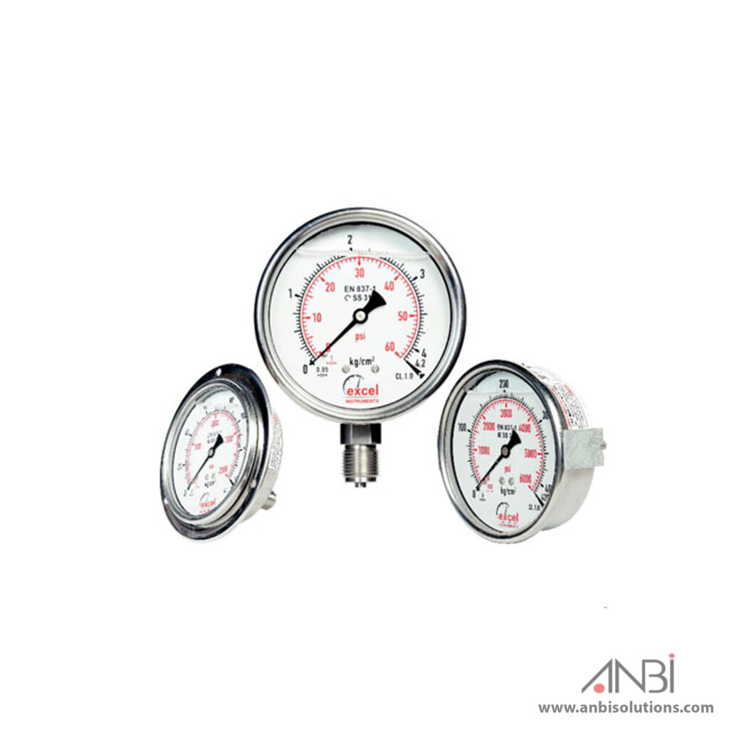 Bourdon Type Pressure Gauge Excel ESG, buy Pressure Guage in dubai