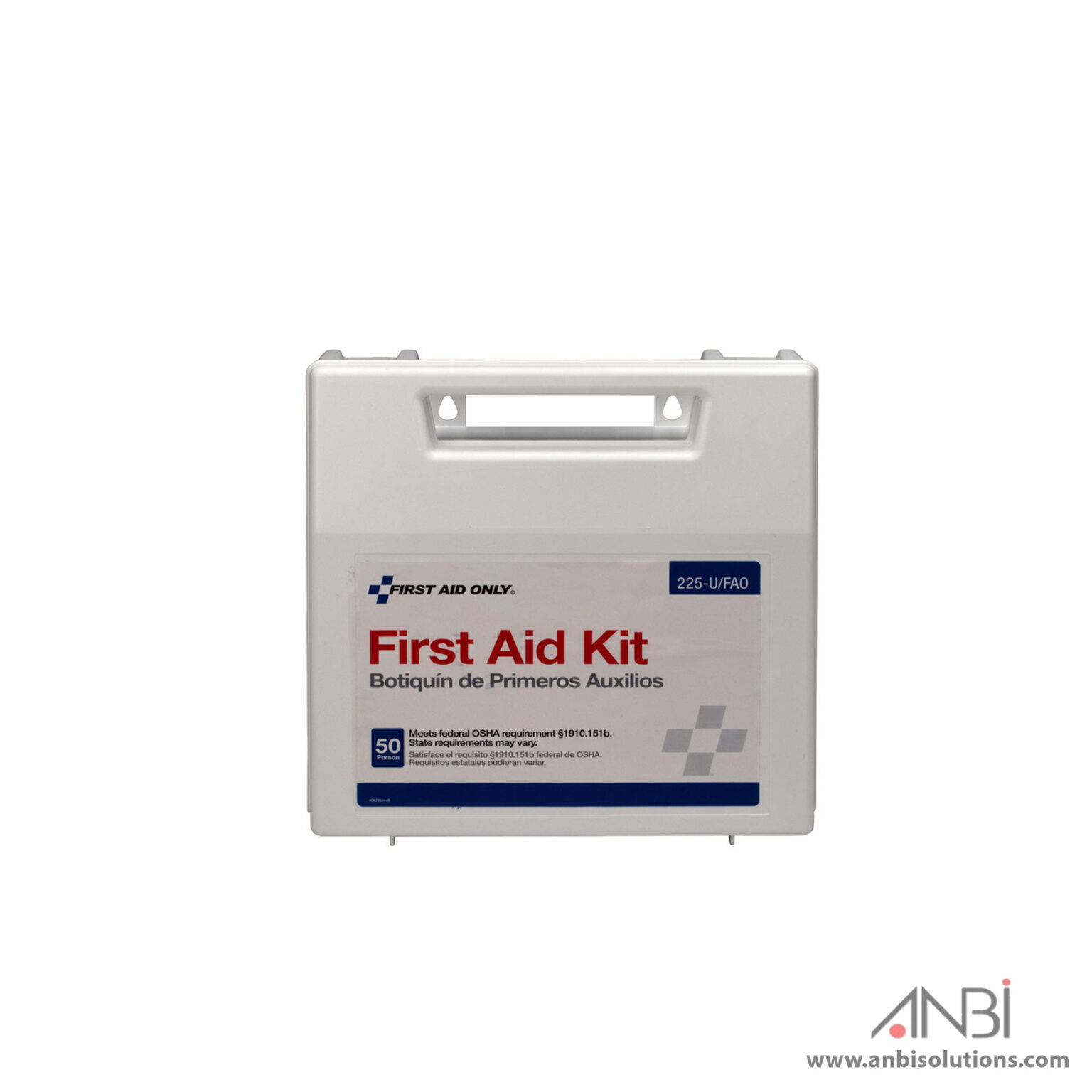 First Aid Box 50 Person, Plastic Case Kit FAO 225U, buy First Aid Kit