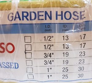 Garden Hose PVC Yellow LESSO