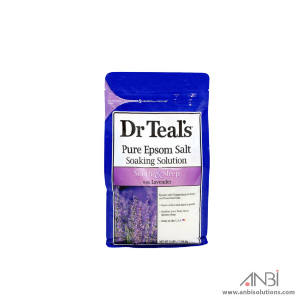 Dr Teal's Epsom Bath Salt - Lavender 1.36Kg