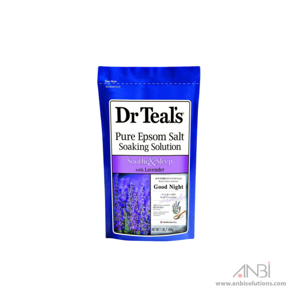 Dr Teal's Epsom Bath Salt - Lavender 450G 1