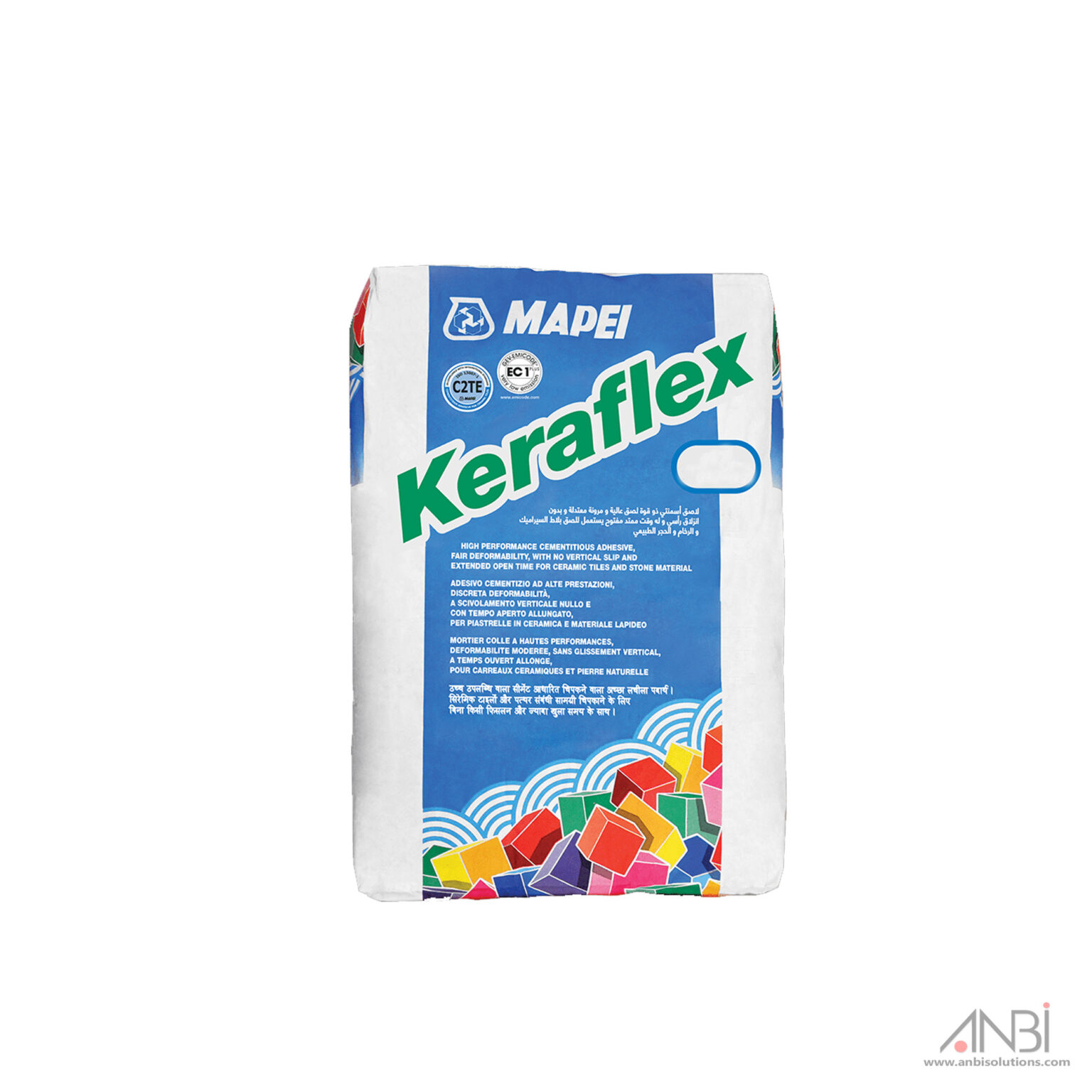 MAPEI Keraflex Adhesive For Ceramic Tiles & Stone Materials 25kg ANBI