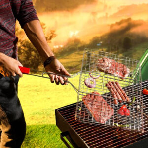 Barbeque Grill Chromium Plated Iron a